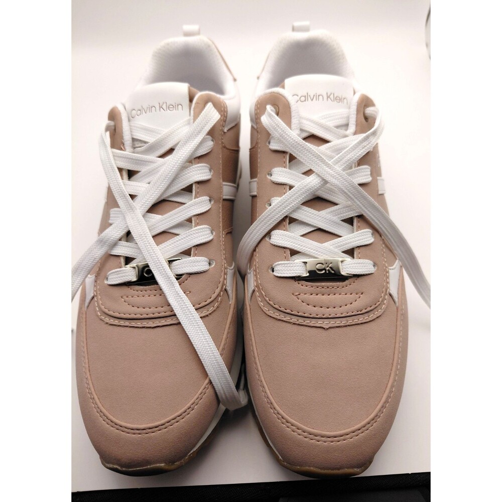 Calvin Klein Women's Carlla Low Top Sneakers Blush Pink